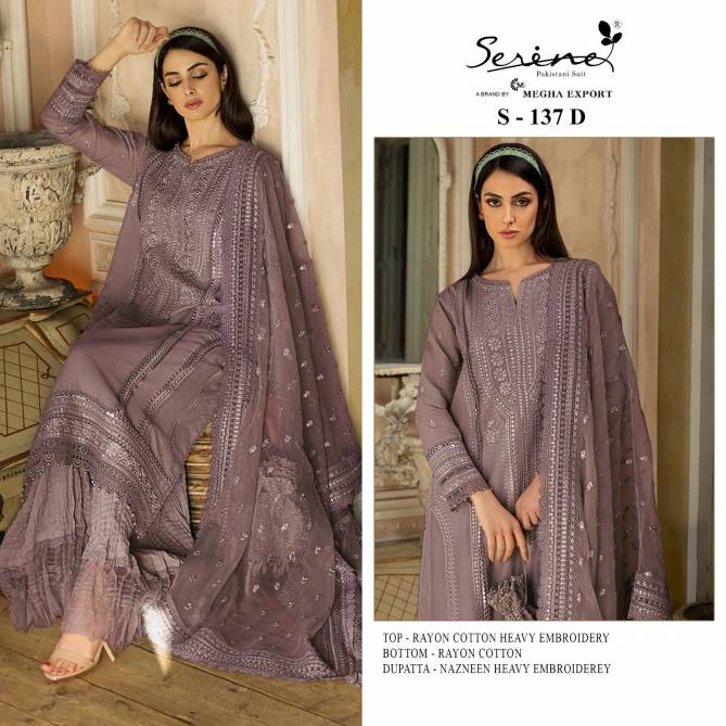 Serine S 137 Colors Pakistani Suits Catalog